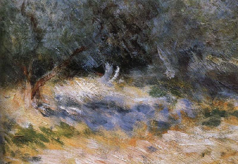 Pierre-Auguste Renoir Detail of Cliff Spain oil painting art